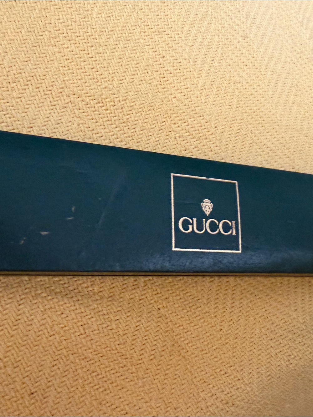 Gucci vintage watch case green
